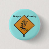 Drache-Überfahrt Button (Vorderseite)