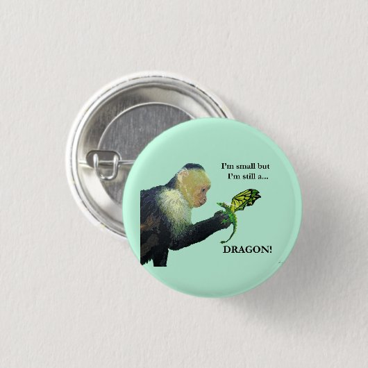 Drache und Affe Button (Vorne & Hinten)