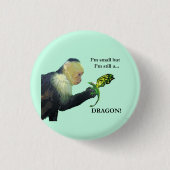 Drache und Affe Button (Vorderseite)