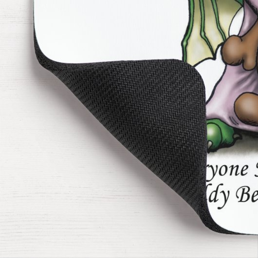 Drache und Bär Mousepad (Ecke)