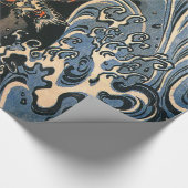Drache und das Meer Geschenkpapier (Ecke)