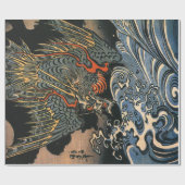 Drache und das Meer Geschenkpapier (Flach)