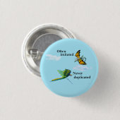 Drache und Drachen Button (Vorne & Hinten)