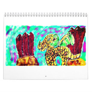 Drache und Edelsteine Kalender