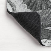 Drache und Eule Mousepad (Ecke)