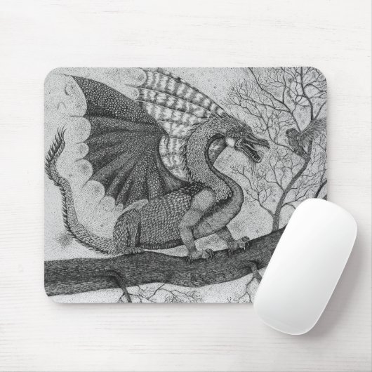 Drache und Eule Mousepad (Mit Mouse)