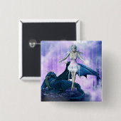 Drache und Fairy Button (Vorne & Hinten)
