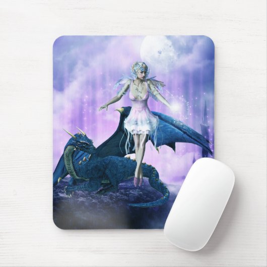 Drache und Fairy Mousepad (Mit Mouse)