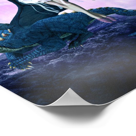 Drache und Fairy Poster (Ecke)