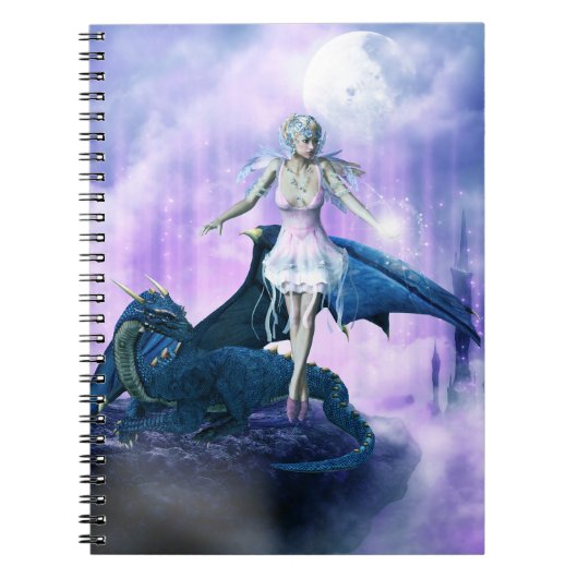 Drache und Fee Notizblock (Vorderseite)