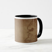 Drache und Karte Tasse (VorderseiteRechts)