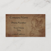 Drache-und Karten-Suche Visitenkarte (Vorderseite)