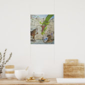 Drache und Kriegspferd-Poster Poster (Küche)