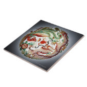 Drache und Phoenix-Schablone Fliese (Seite)