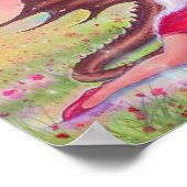 Drache und Prinzessin "Poppy and Polly" von Renee Poster (Ecke)