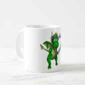 Drache und Rauch Kaffeetasse (Vorderseite Links)