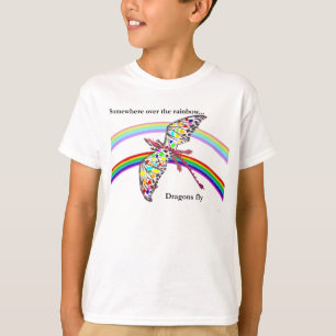Drache und Regenbogen T-Shirt