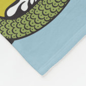 Drache und Tiger Fighting Fleecedecke (Ecke)