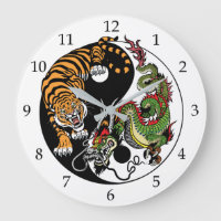 Drache und Tiger yin Yang