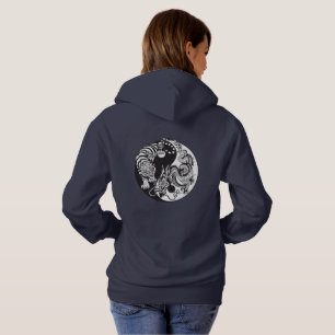 Drache und Tiger yin Yang-Symbol Hoodie