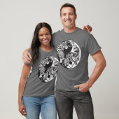 Drache und Tiger yin Yang-Symbol T-Shirt (Unisex)