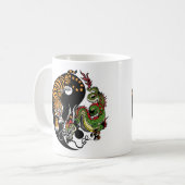 Drache und Tigerjang Kaffeetasse (Vorderseite Links)