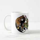 Drache und Tigerjang Kaffeetasse (Links)