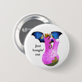 Drache und Vase Button (Vorne & Hinten)