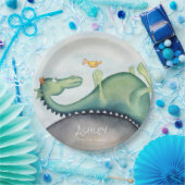 Drache und Vogel Pappteller (Party)