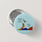 Drache und Zehen Button (Vorne & Hinten)