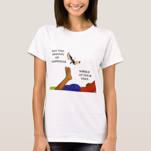 Drache und Zehen T-Shirt (Vorderseite)