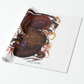 Drache (Unterzeichnungs-Entwurf) Geschenkpapier (Ungerollt)