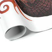 Drache (Unterzeichnungs-Entwurf) Geschenkpapier (Rolleneckpunkt)
