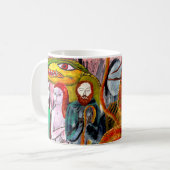 Drache-Utopie-Kaffee-Tasse Kaffeetasse (Vorderseite Links)