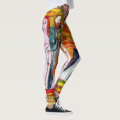 Drache-Utopie-Leggings Leggings (Rechts)