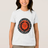 Drache Viking Rune Schutz Tri-Blend Shirt (Vorderseite)