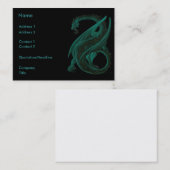 Drache Visitenkarte (Vorne/Hinten)