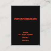 Drache Visitenkarte (Rückseite)