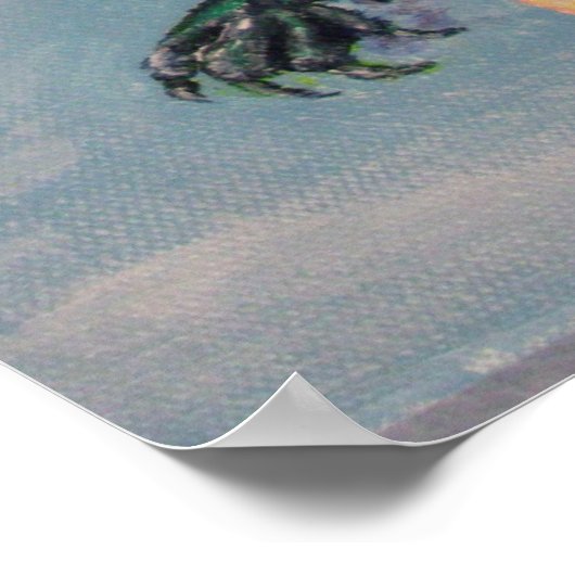 Drache vom chinesischen Schicksal Poster (Ecke)