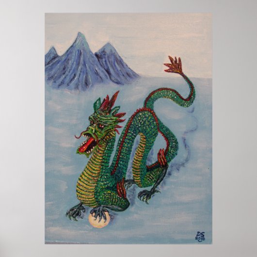 Drache vom chinesischen Schicksal Poster (Vorne)