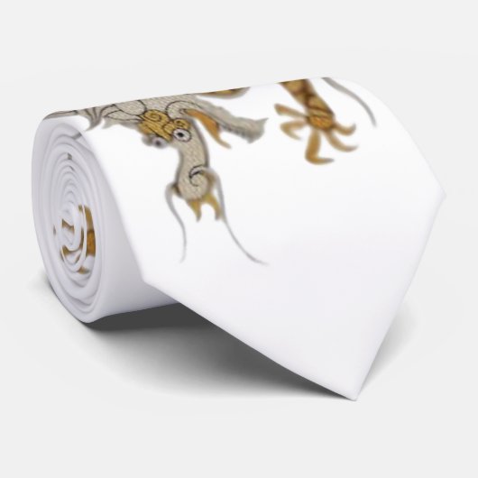 Drache von Buddhan Krawatte (Gerollt)