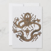 Drache von Peking Einladung (Rückseite)