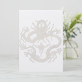 Drache von Peking Einladung (Stehend Vorderseite)