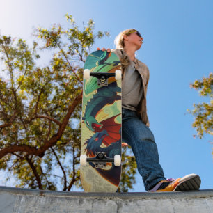 Drache vs Pegasus  Skateboard