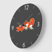 Drache Wanduhr (Winkel)