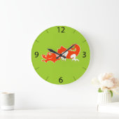Drache Wanduhr (Zuhause)