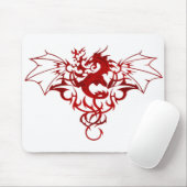 Drache-Wappen Mousepad (Mit Mouse)