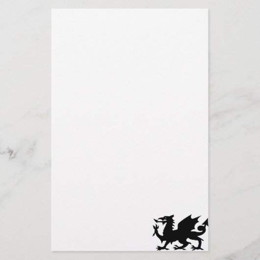 Drache-Wappenkunde Briefpapier (Vorderseite)