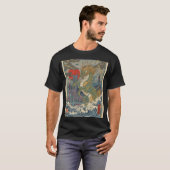 Drache Wellen T-Shirt (Vorne ganz)