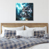 Drache Welt Leinwanddruck (Insitu (Schlafzimmer))
